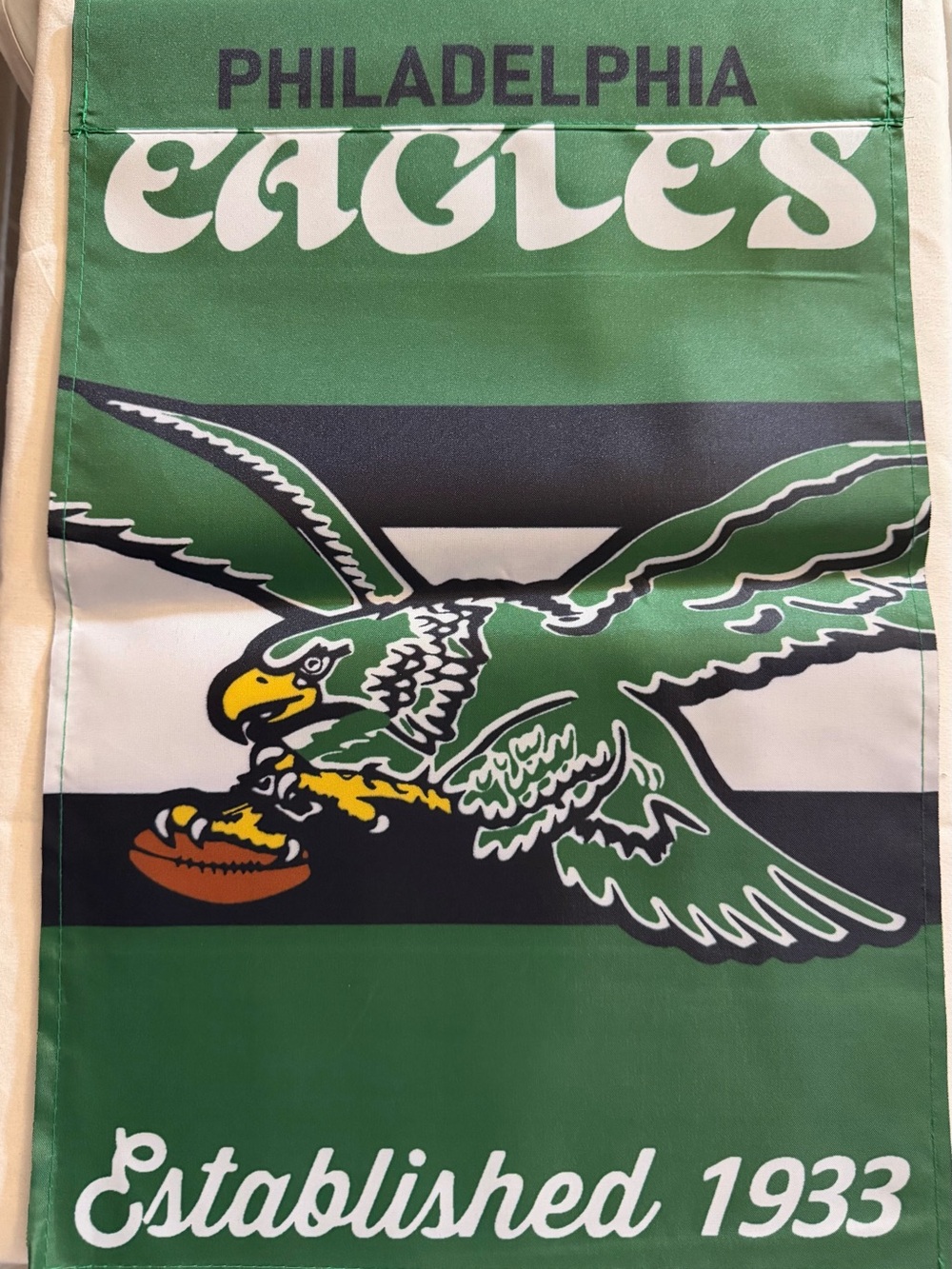 Philadelphia Eagles retro garden flag